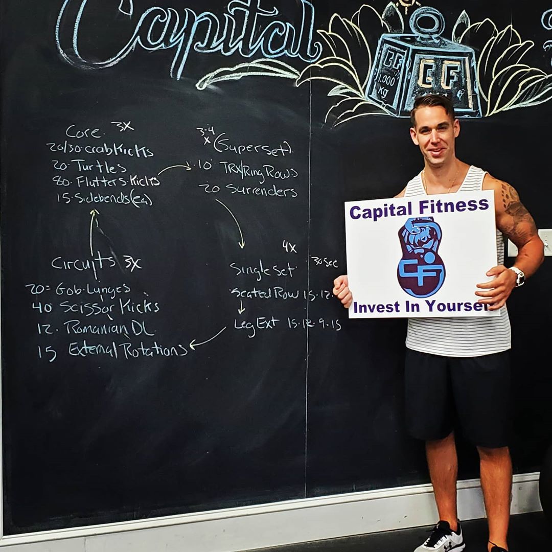 Christopher Capilli, owner, personal trainer and fitness trainer, Capital Fitness, Carver, Massachusetts